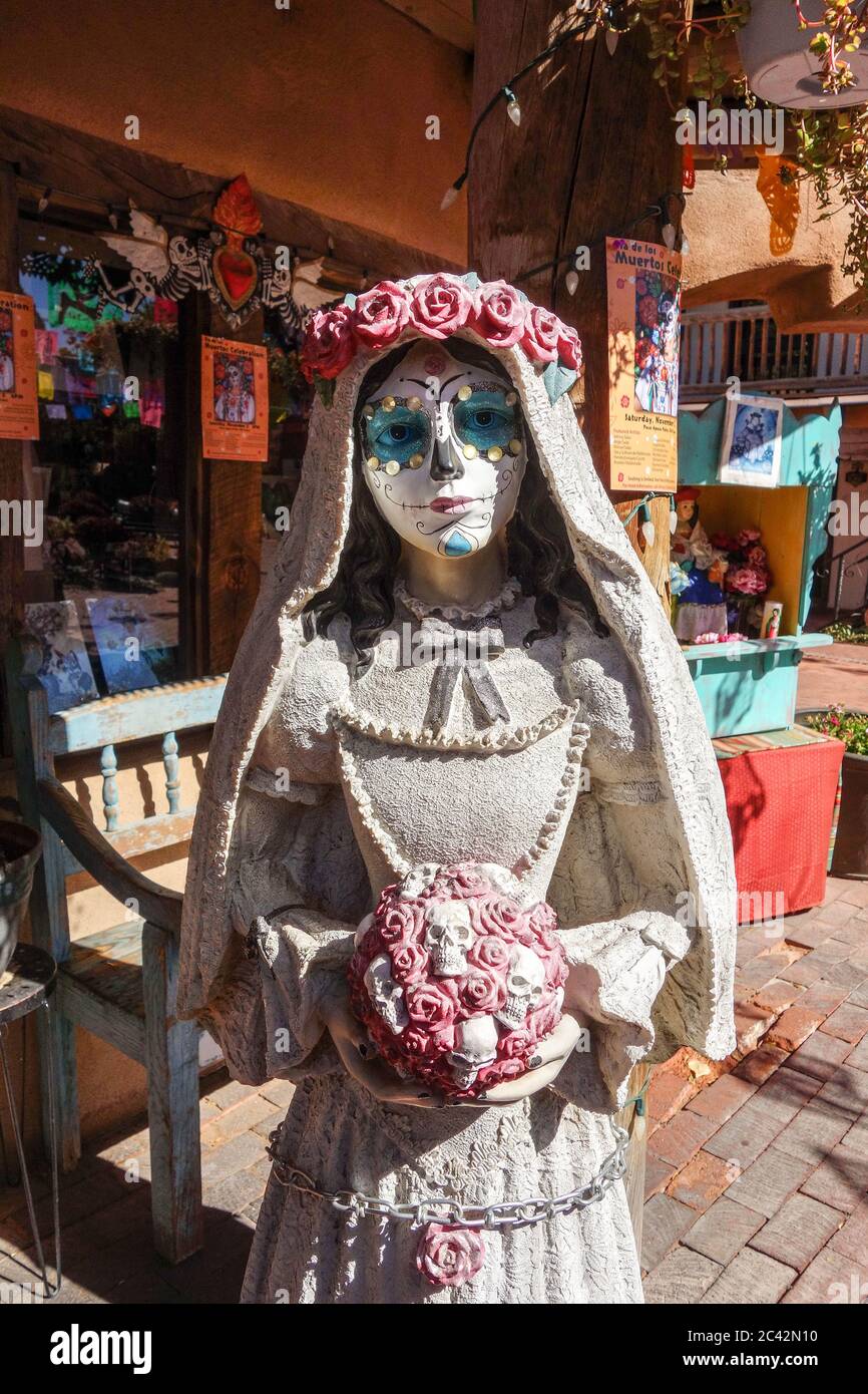 Figur zur Feier von Día de Muertos Stockfoto