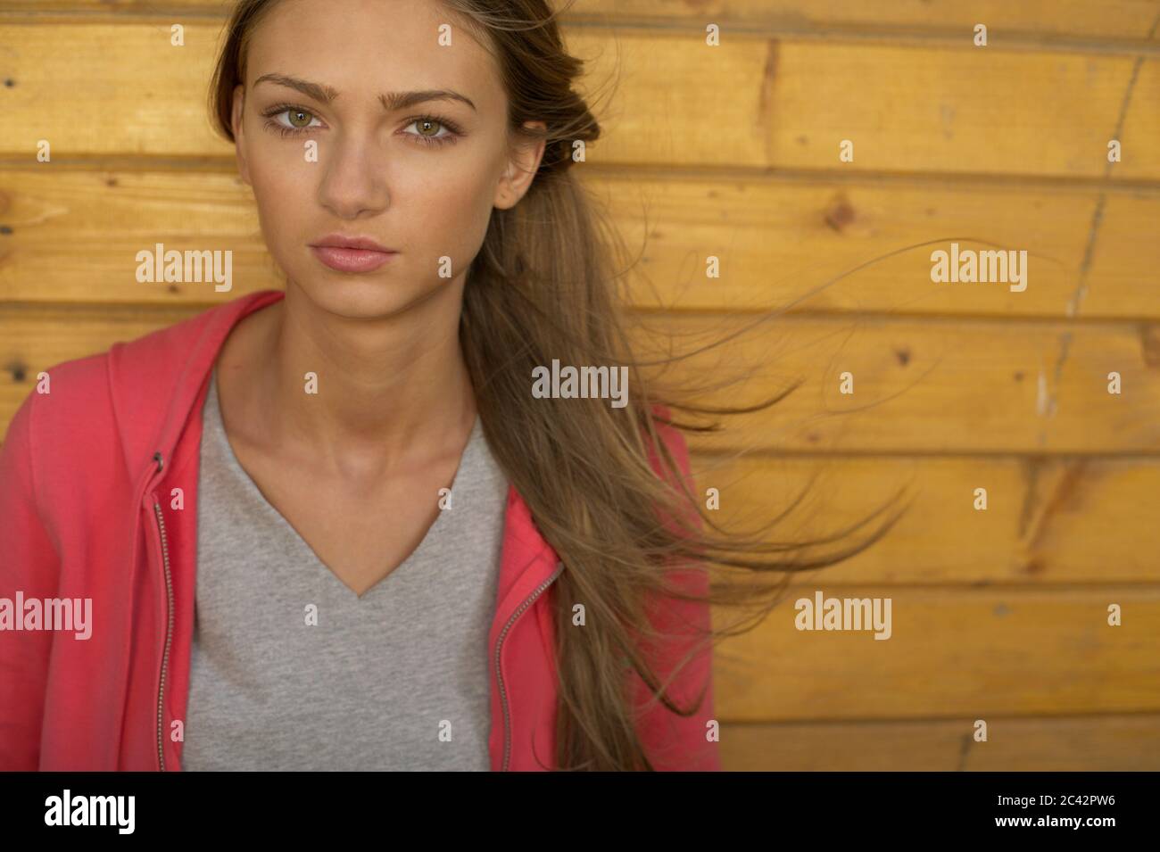 Porträt einer jungen Frau Stockfoto