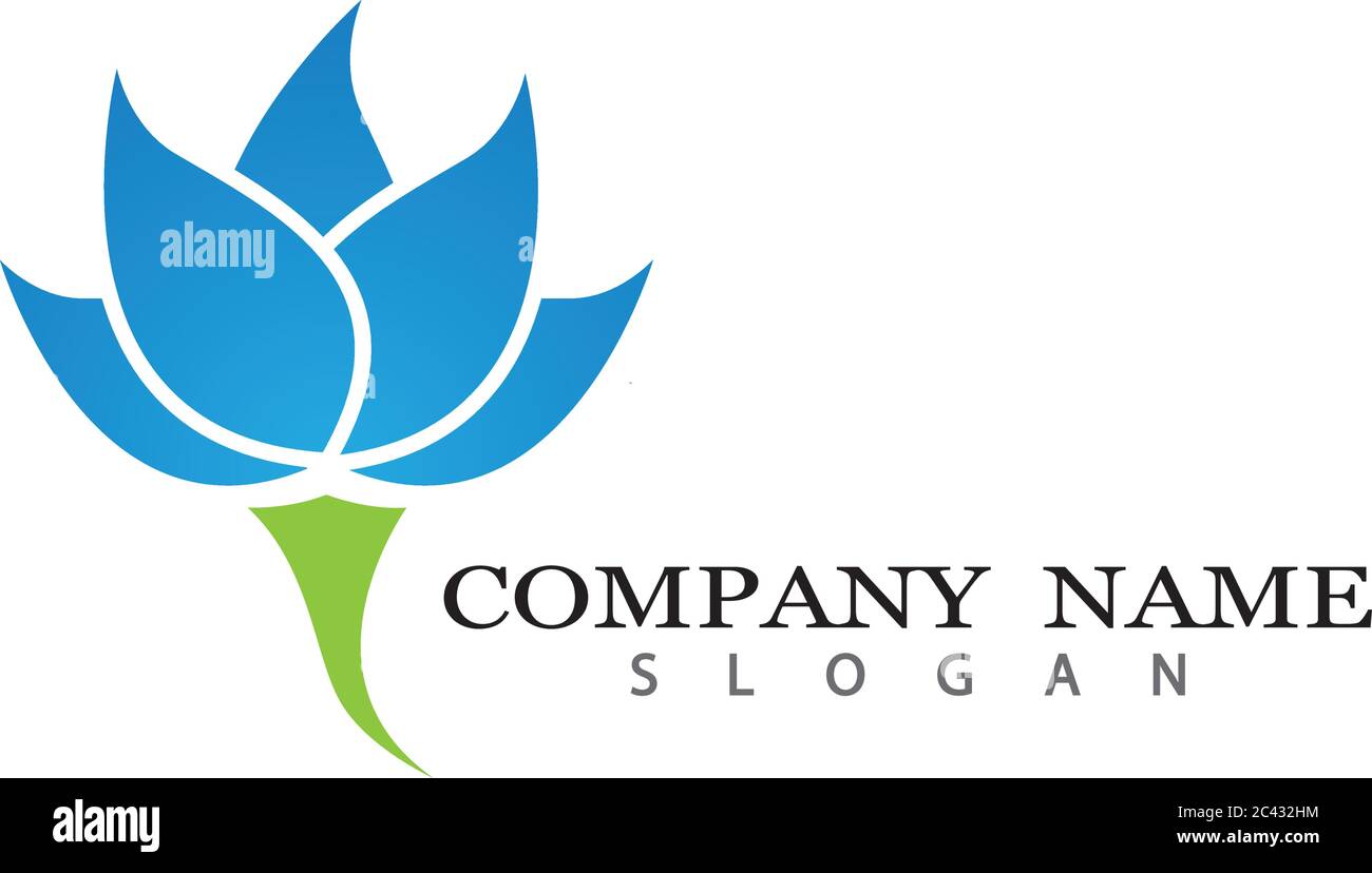 Schönheit Vektor Blumen design Logo-Vorlage-Symbol Stock Vektor