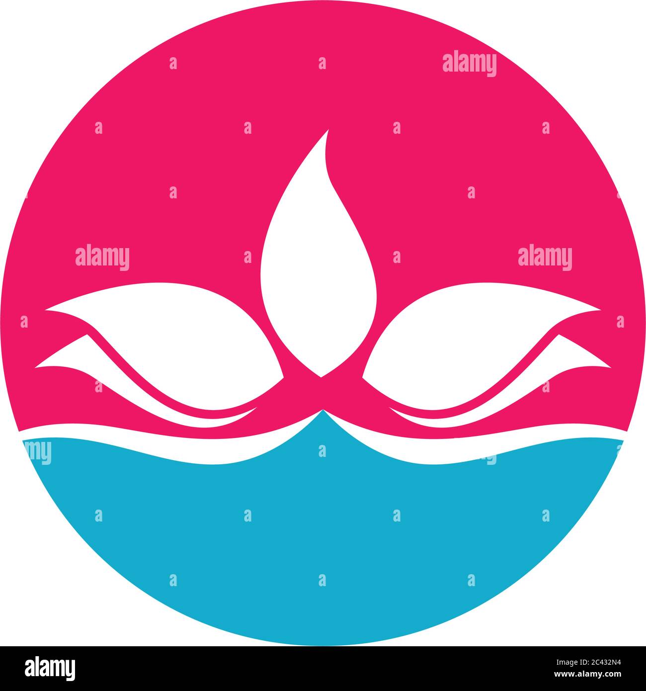 Schönheit Vektor Blumen design Logo-Vorlage-Symbol Stock Vektor