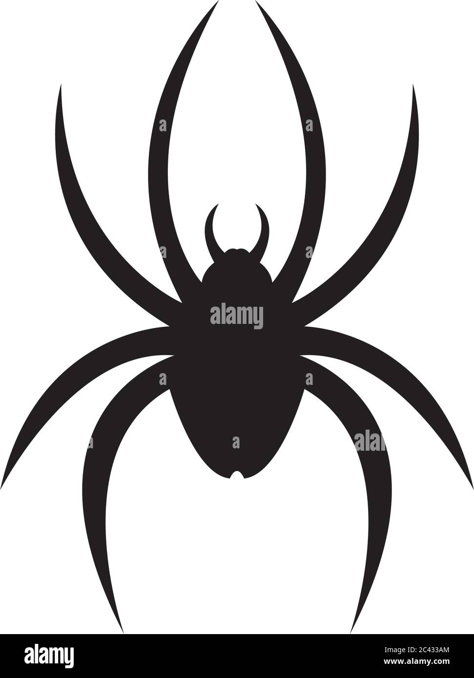 Spider Logo Vorlage Vektor Symbol Illustration Design Stock Vektor