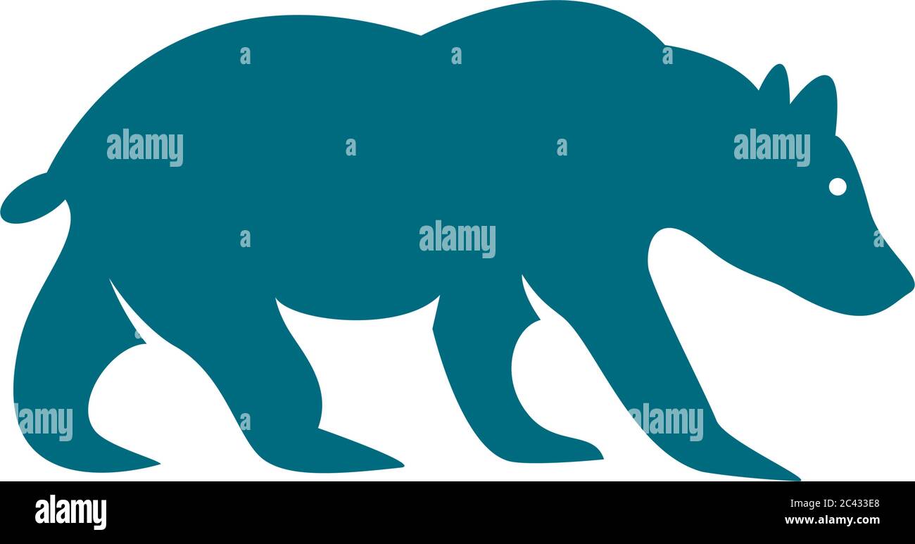 Bear Logo Vorlage Vektor Symbol Illustration Design Stock Vektor