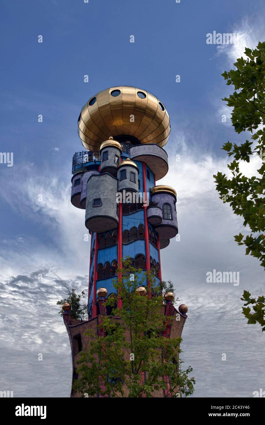 Kuchlbauer Turm in Abensberg, Bayern, Deutschland Stockfoto