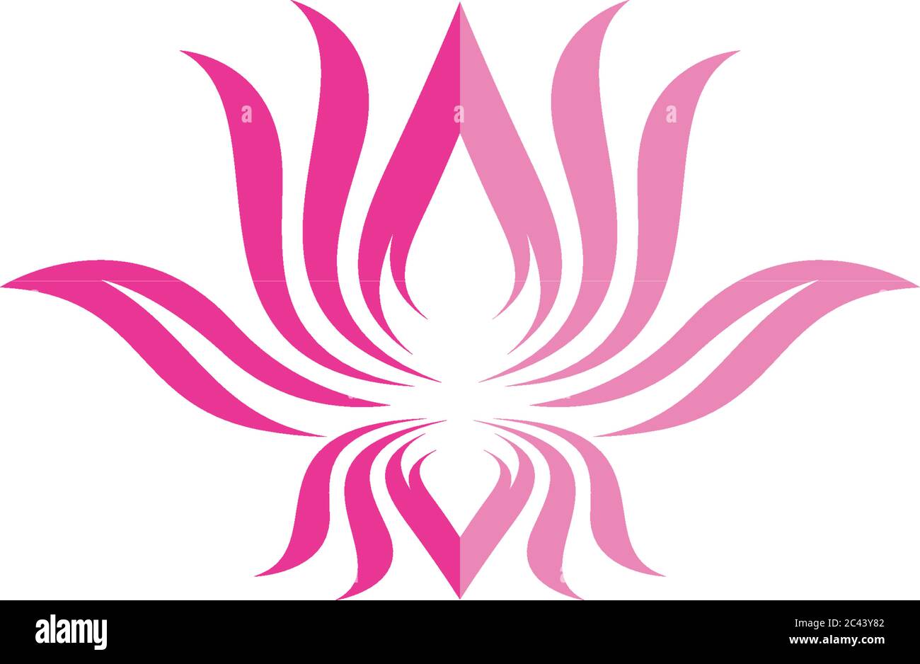 Schönheit Vektor Blumen Design Logo Vorlage Symbol Stock Vektor