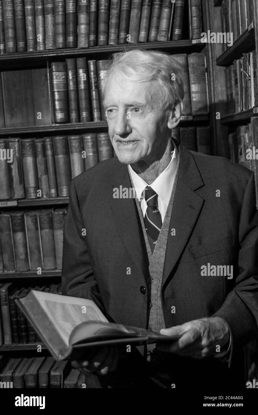 Historisches Archiv Bild der ehemalige Premierminister von Rhodesien, Ian Smith, fotografiert in der Oxford Union Society in 2000 Stockfoto