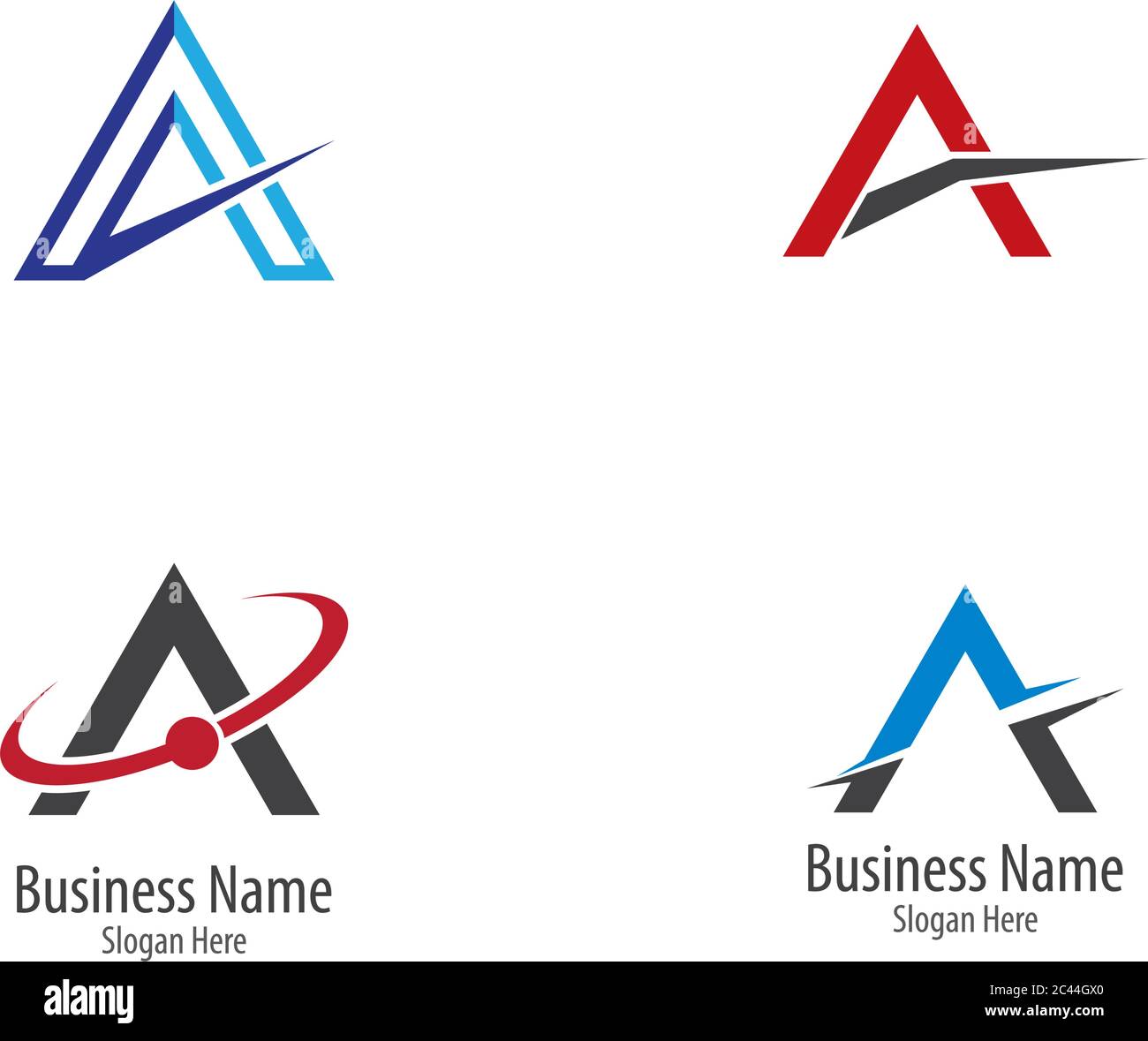 Einen Brief logo Vektor icon Abbildung design Stock Vektor