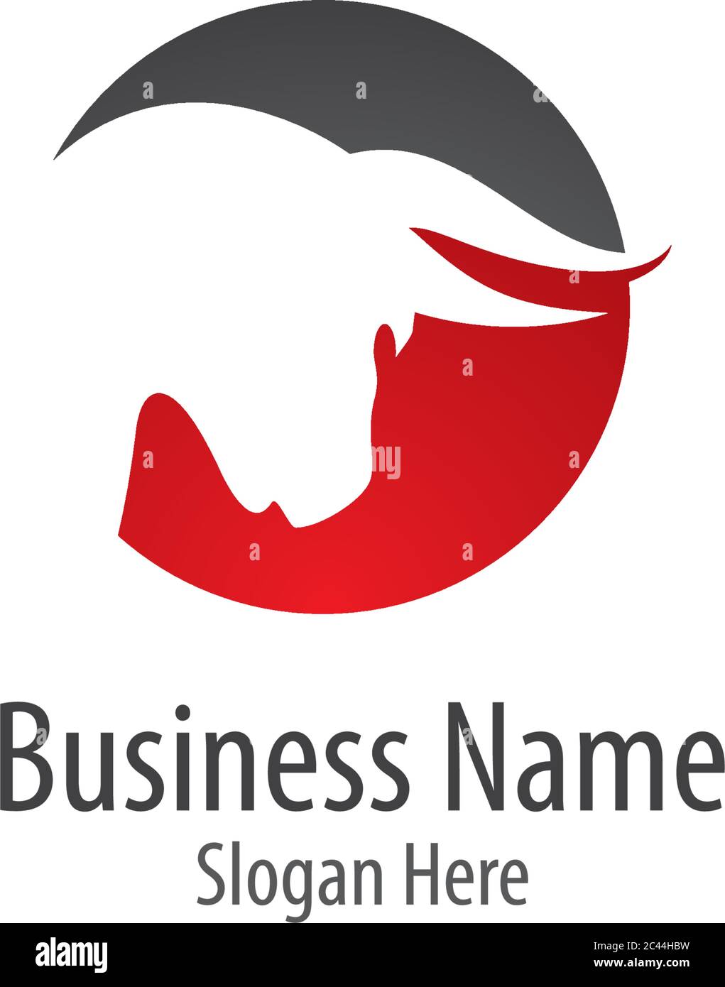 Bull Logo Vorlage Vektor Symbol Illustration Design Stock Vektor