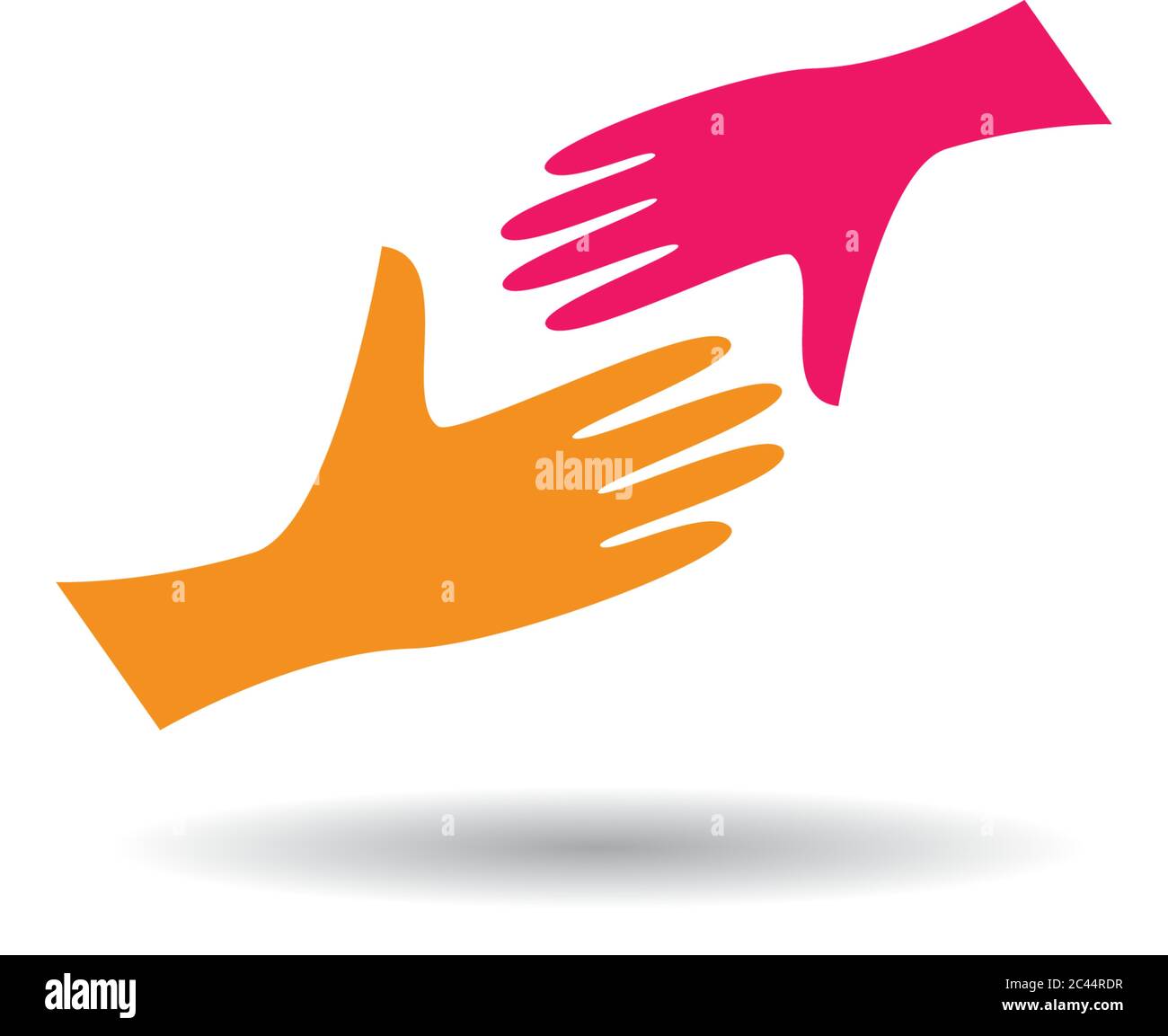 Hand Care Logo Vorlage Vektor Icon Business Stock Vektor