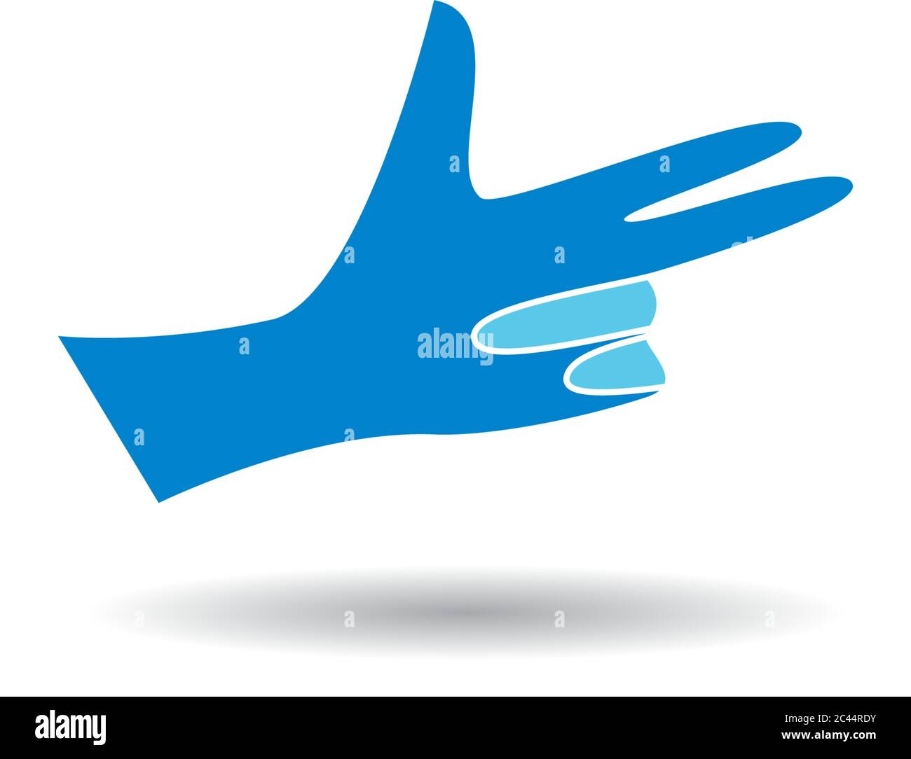 Hand Care Logo Vorlage Vektor Icon Business Stock Vektor
