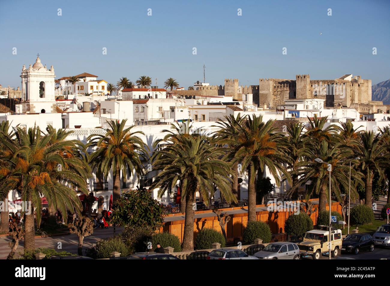 Altstadt von Tarifa, Andalusien, Spanien Stockfoto