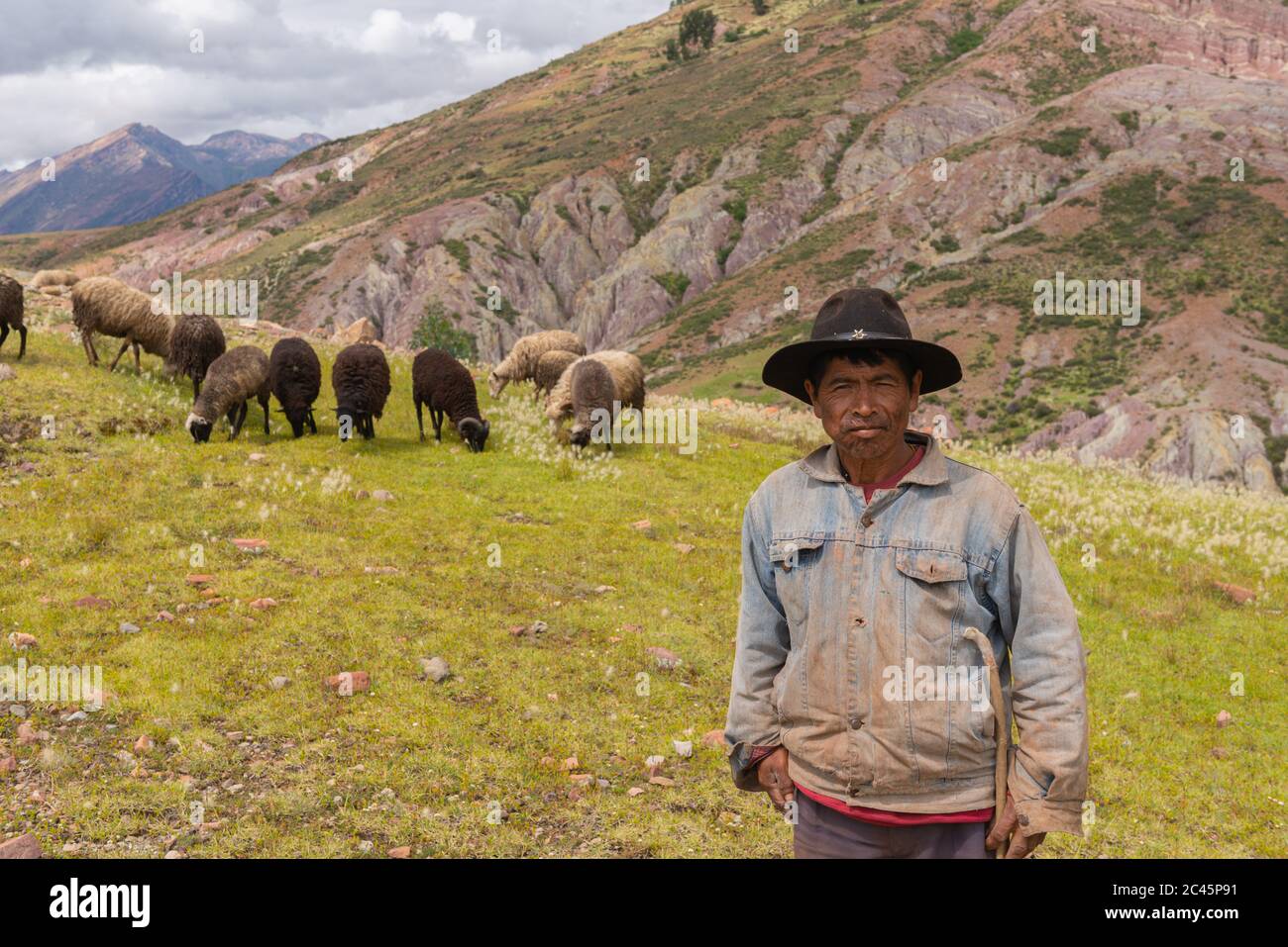 Dorf Potolo, Departamento Chuquisaca, Municipio Sucre, Bolivien, Lateinamerika Stockfoto