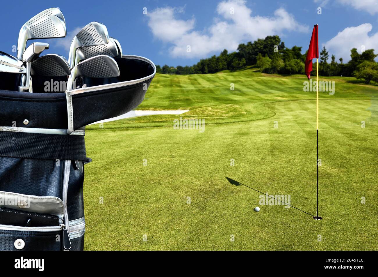 Beste Golf Bilderserie Stockfoto