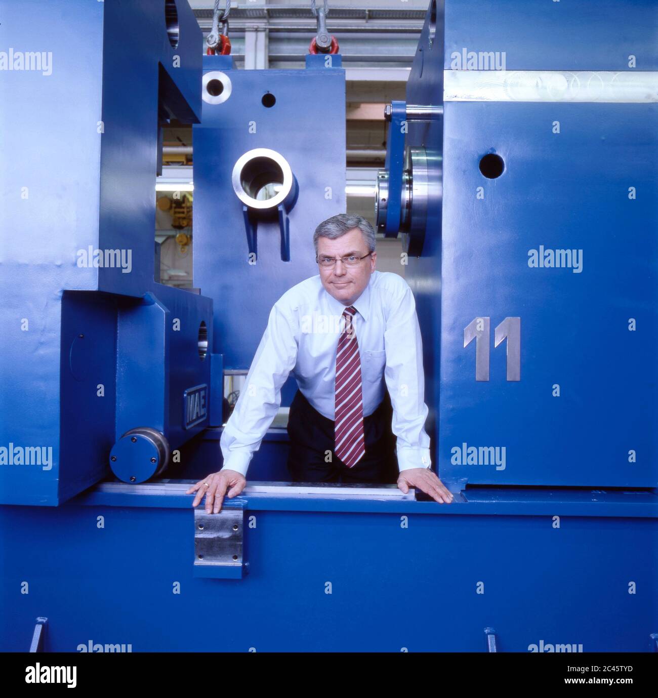 Hans-Gert Mayrose - Vorstandsmitglied der GESCO AG. Stockfoto