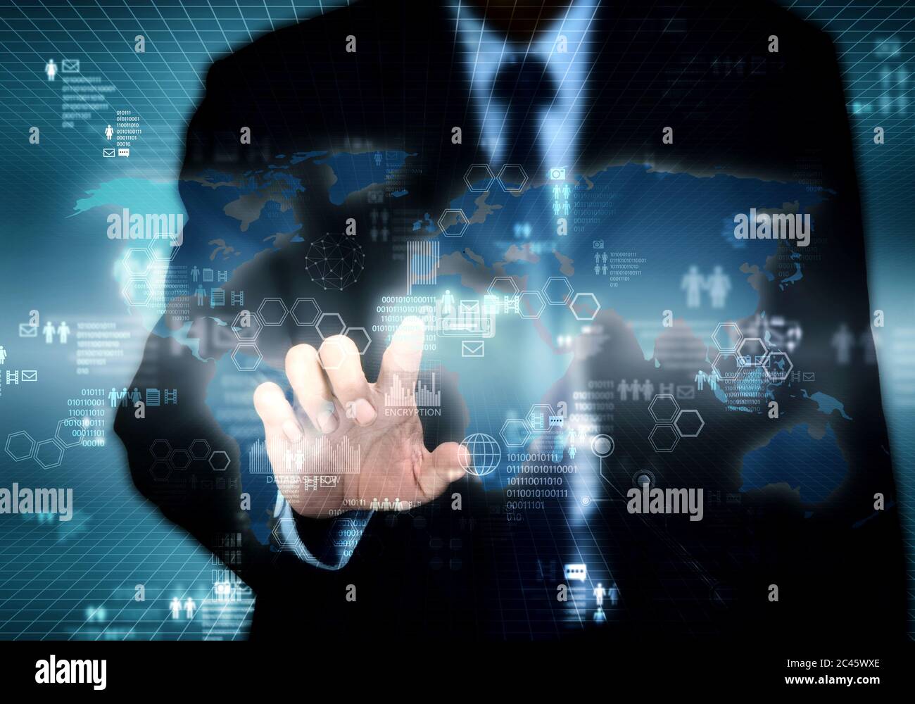 Internet Business Technology Stockfoto