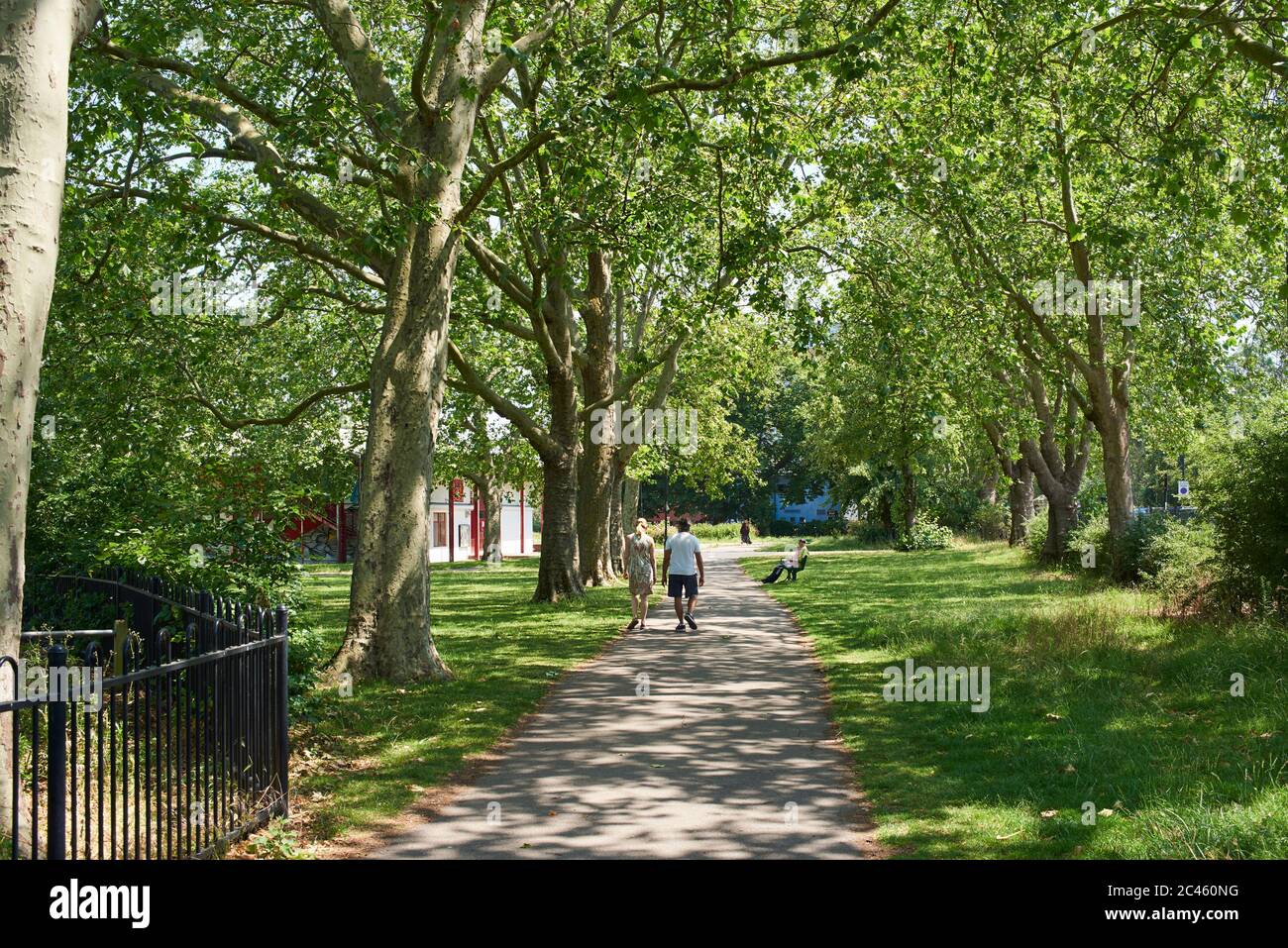 Chestnuts Park, South Tottenham, London, Großbritannien, im Sommer Stockfoto