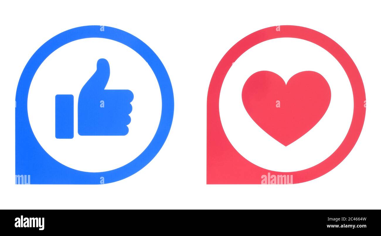Facebook Zeichen Daumen Stockfotos Und Bilder Kaufen Alamy