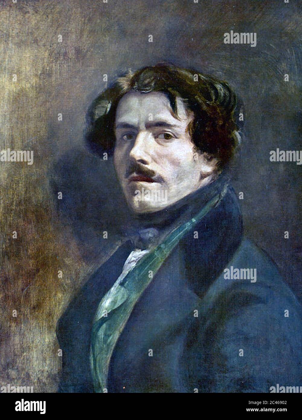 FERDINAND EUGÈNE DELACROIX (1798-1863) französischer Romantiker Stockfoto