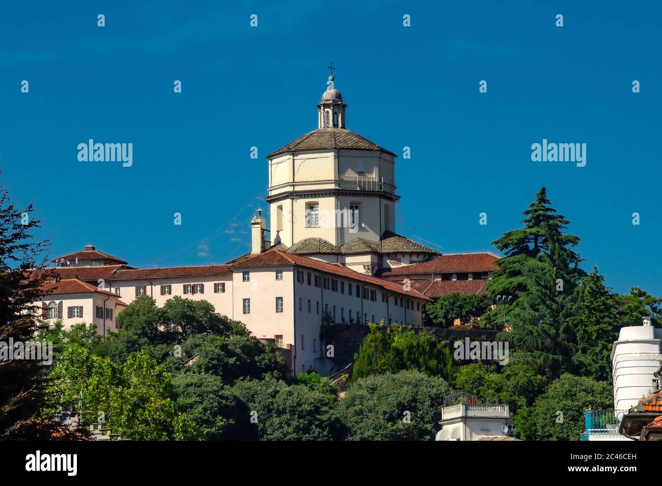 Italien Piemont Turin Monte dei Cappuccini - Kirche Santa Maria del Monte Stockfoto