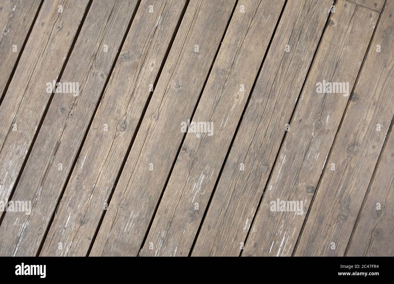 Abstrakt gealterte Holz Deck Hintergrund Nahaufnahme Stockfoto