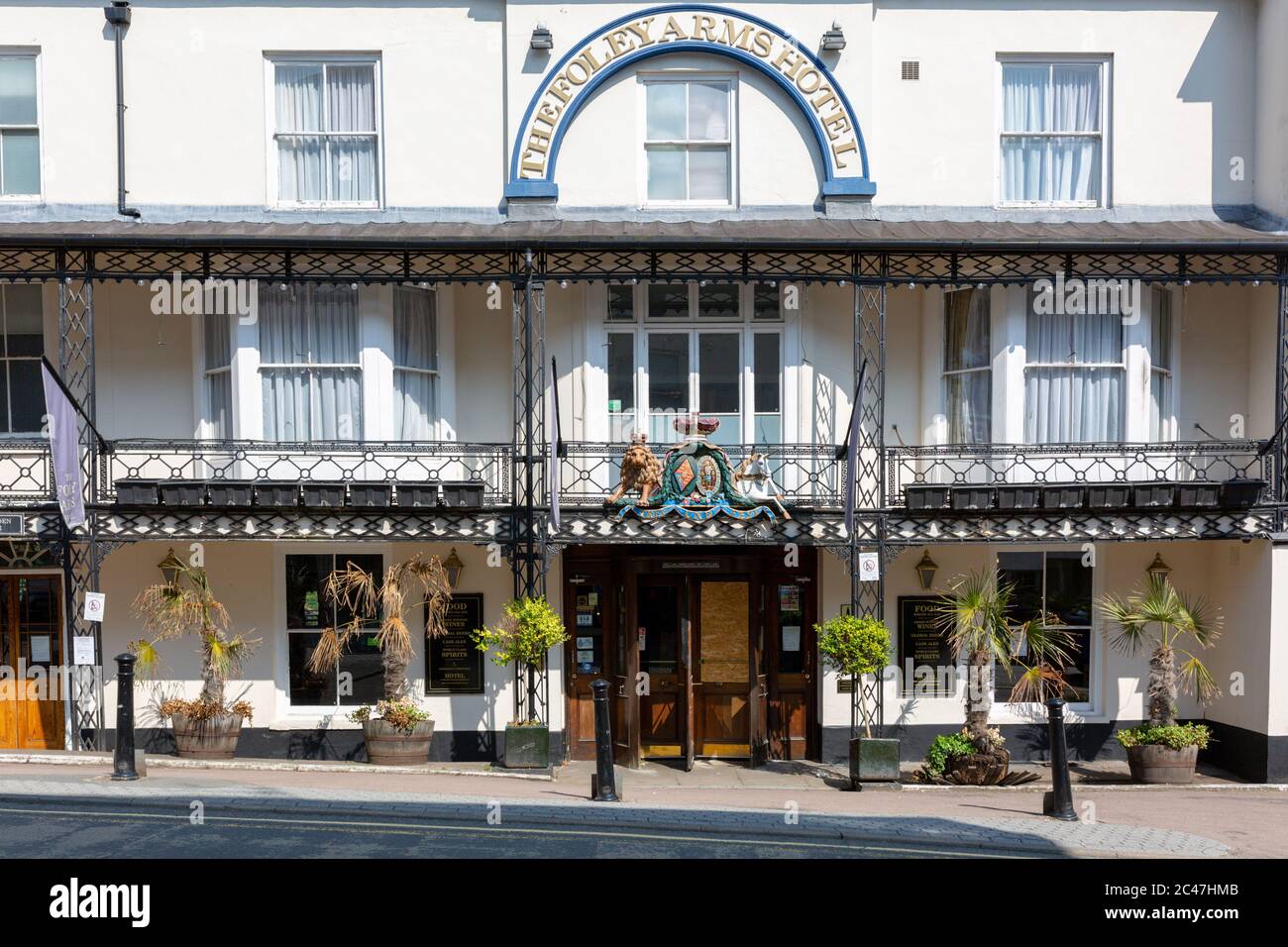 The Foley Arms, Wetherspoons Pub, Great Malvern, Worcestershire, Großbritannien Stockfoto