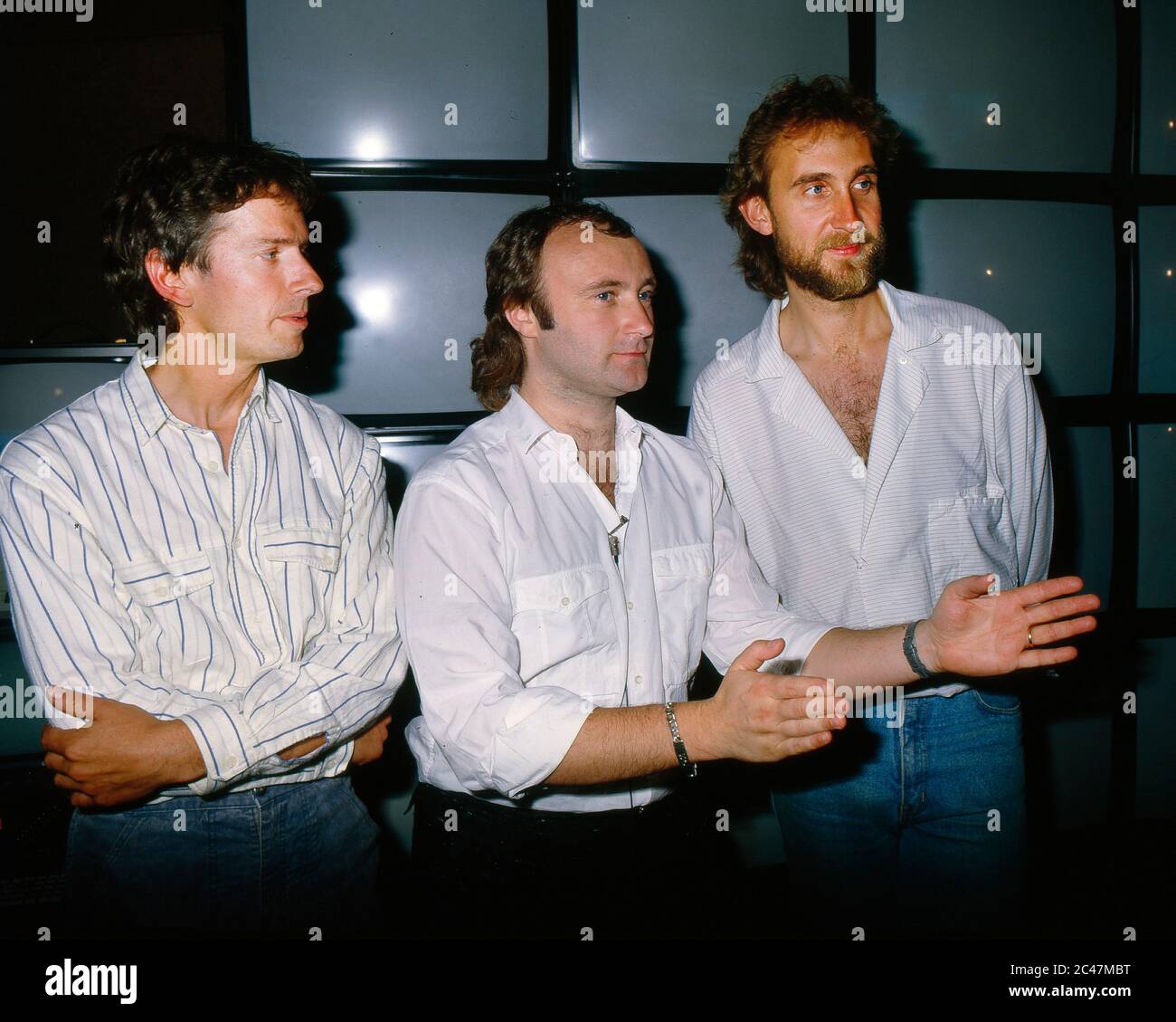 Genesis beim Montreux Festival 1988 Stockfoto