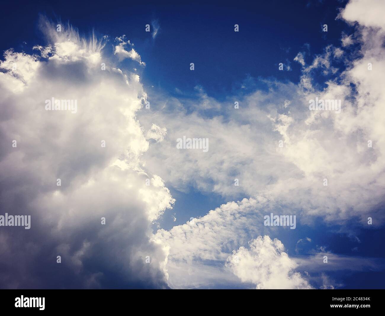 Hintergrund Für Dramatische Sturmwolken Stockfoto