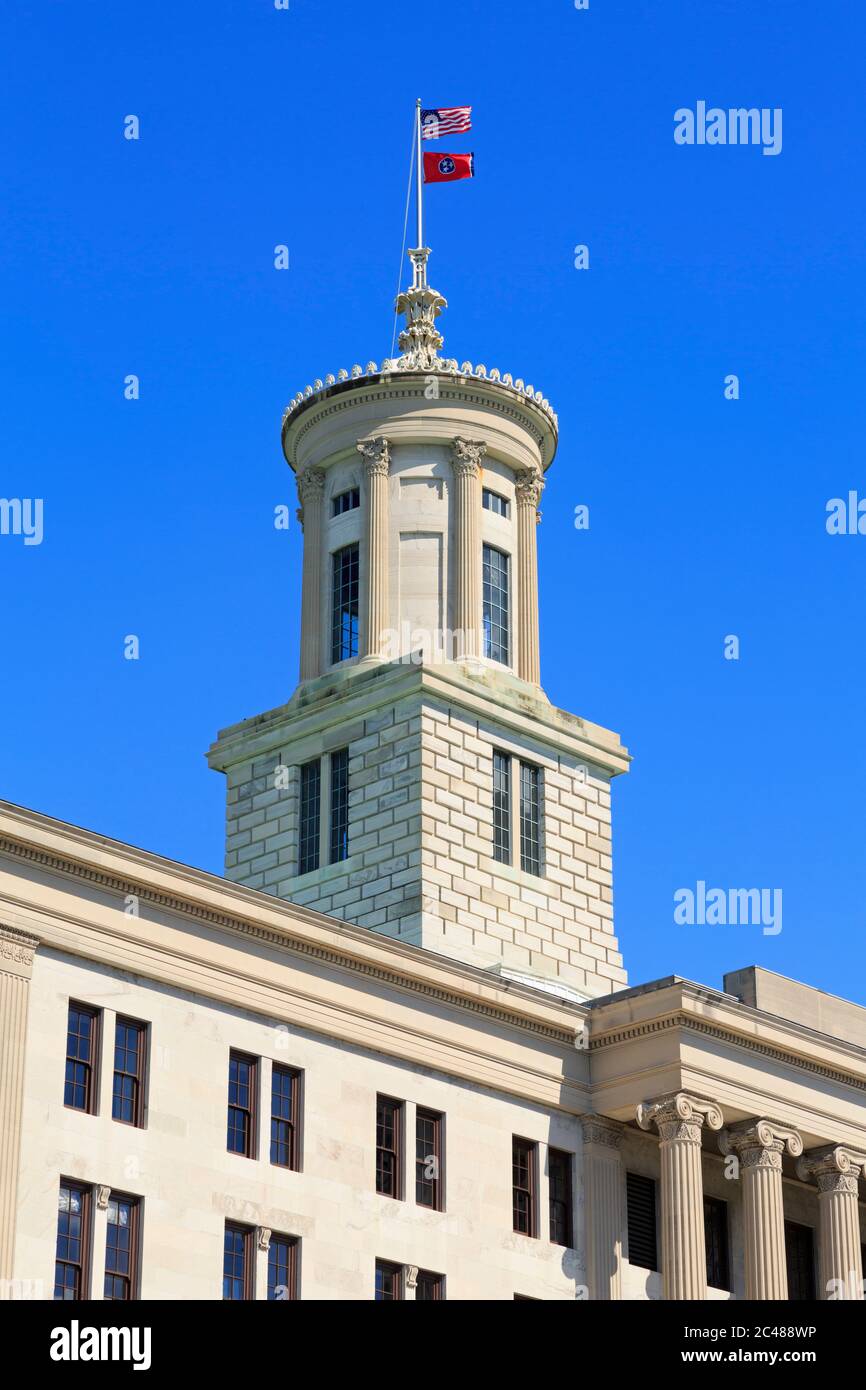 Tennessee State Capitol, Nashville, Tennessee, USA Stockfoto