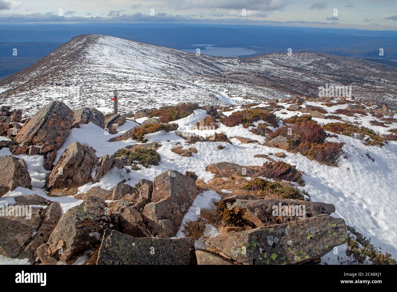 Blick vom Mt Rufus, Cradle Mountain-Lake St Clair National Park Stockfoto