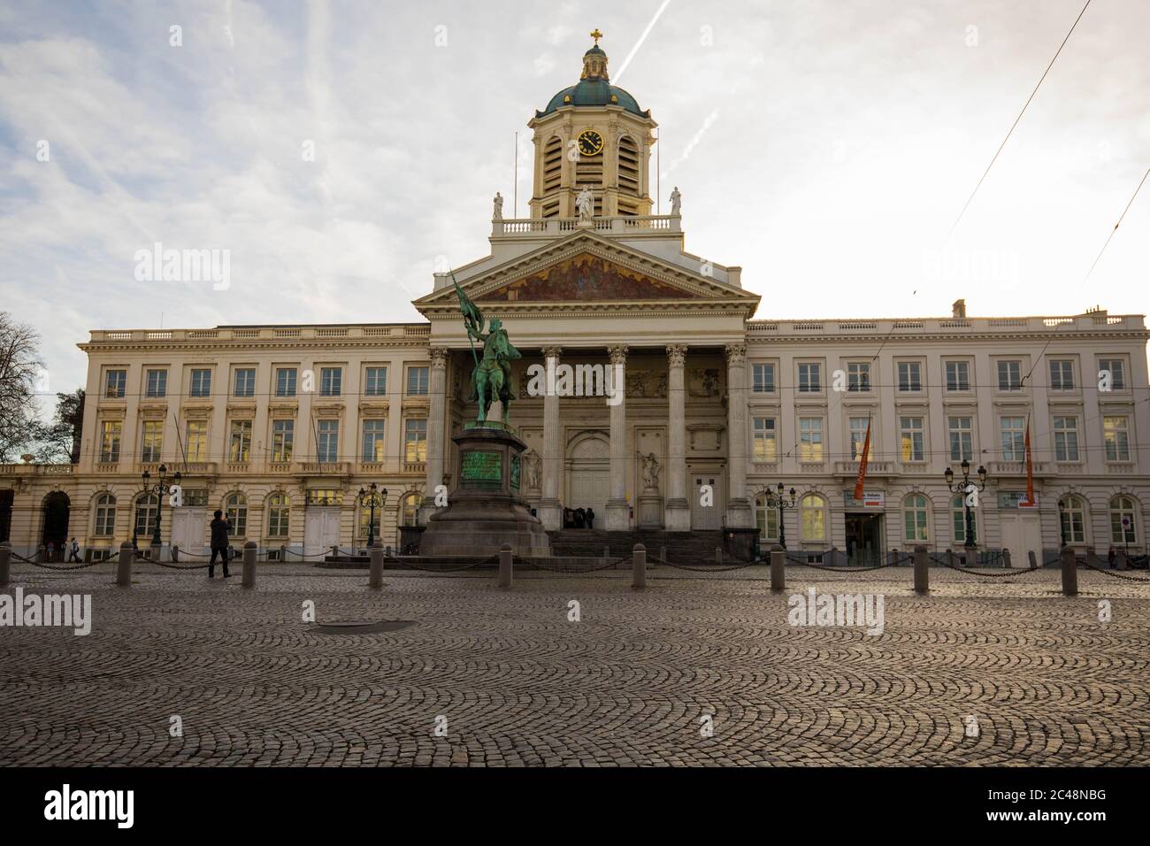 Der ursprüngliche Königspalast in Brüssel Stockfoto