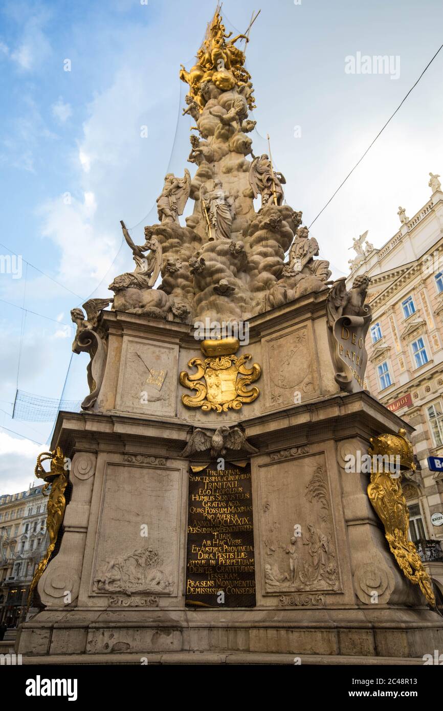 Wien zu Weihnachten Stockfoto