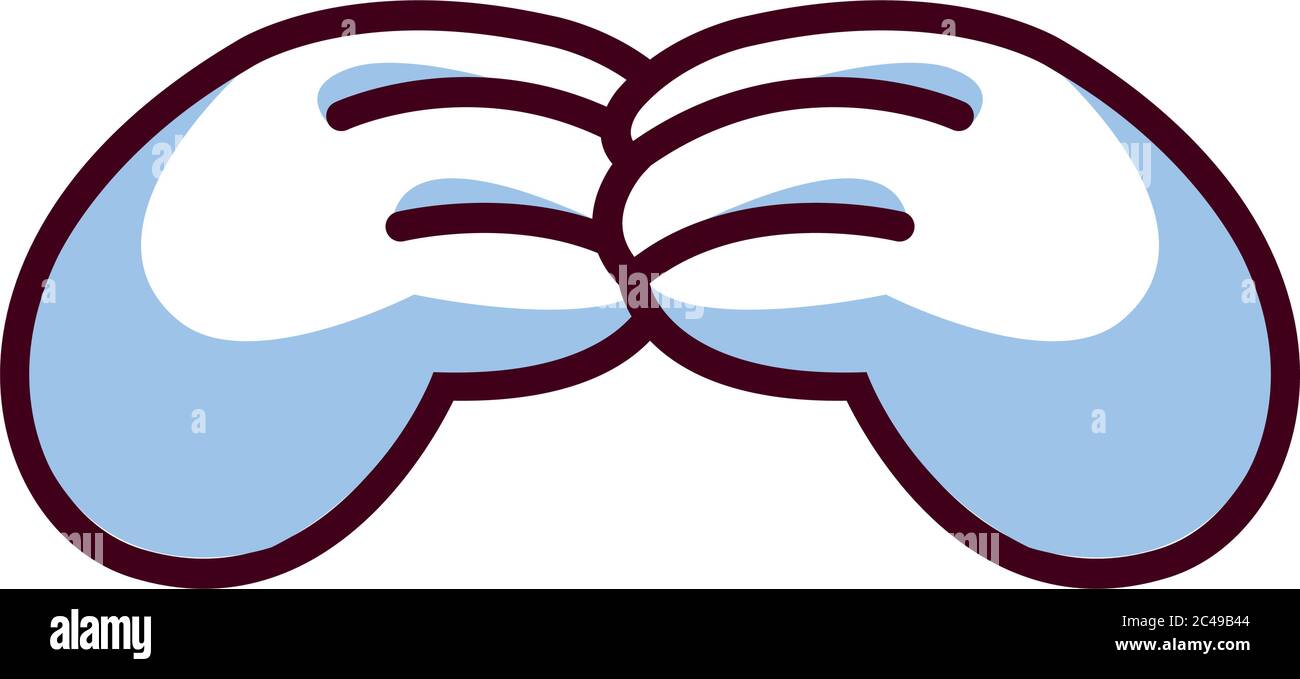 Schwarz-weiß Umriss Cartoon Hand Vektor Illustration Design Stock Vektor