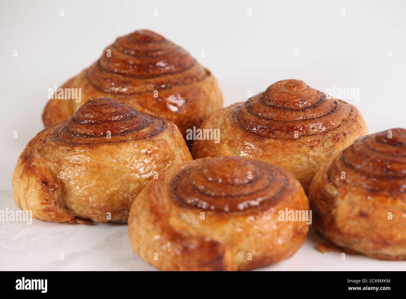 Amerikanisches Bagels-Essen Stockfoto