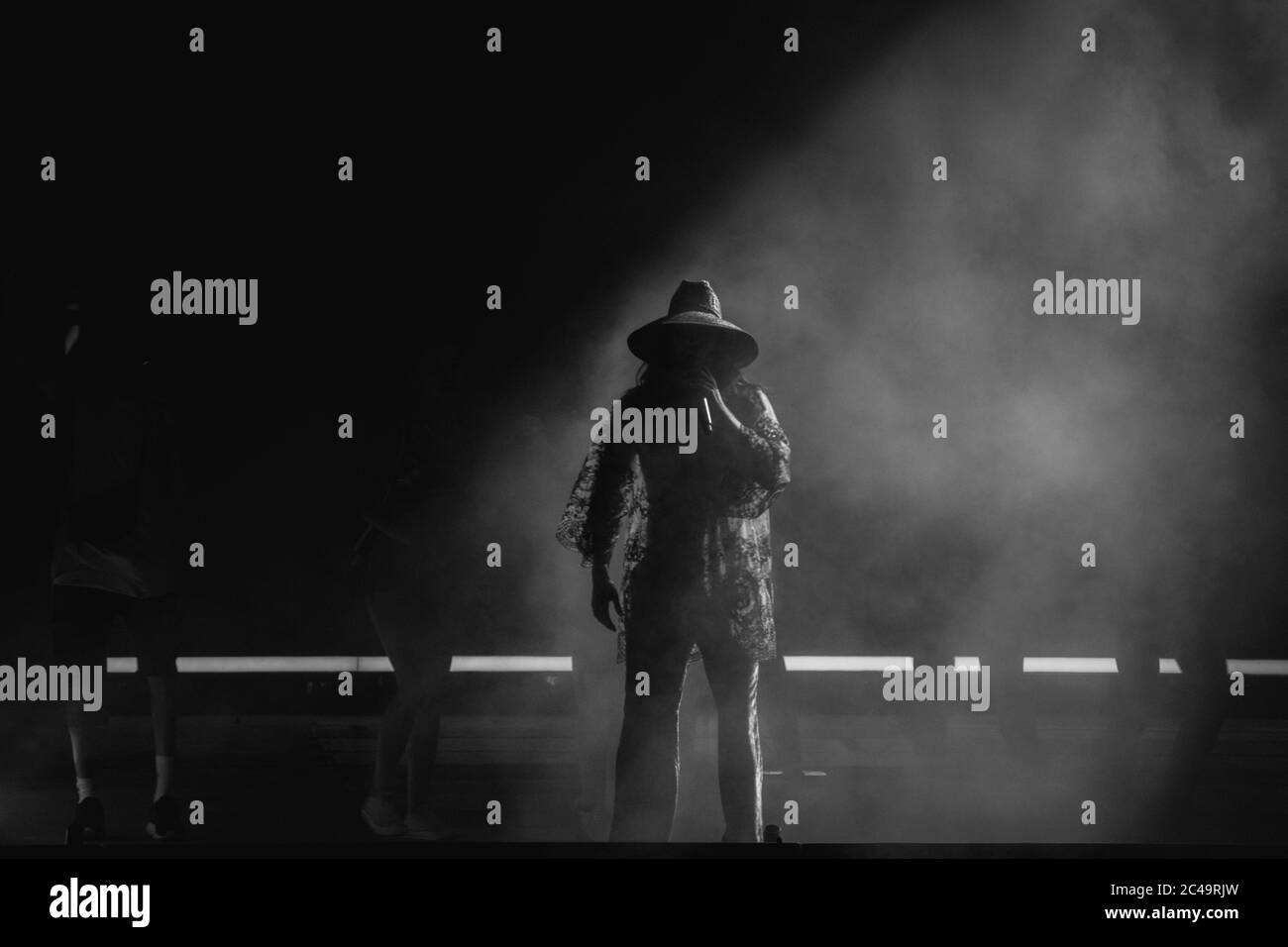 Jared Leto in 30 Sekunden zum mars Konzert Stockfoto