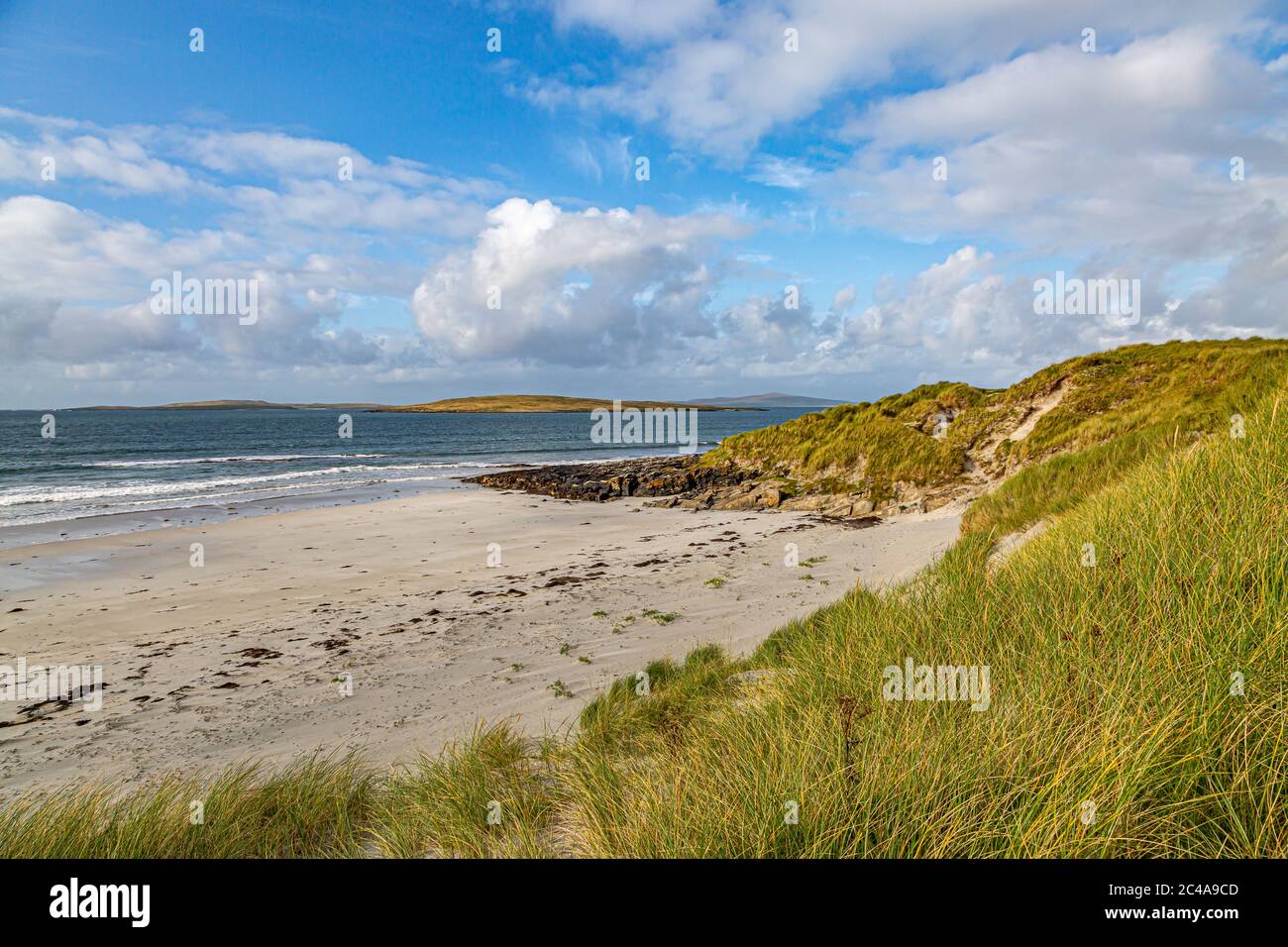 Die idyllischen Clachan Sands auf der Insel North Uist in den Äußeren Hebriden Stockfoto