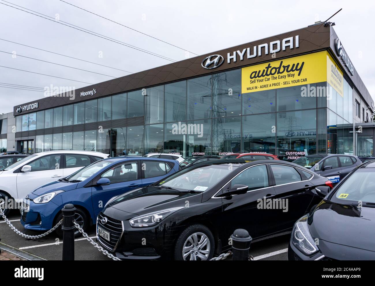 Mooneys Hyundai Autohaus Long Mile Road, Dublin. Stockfoto