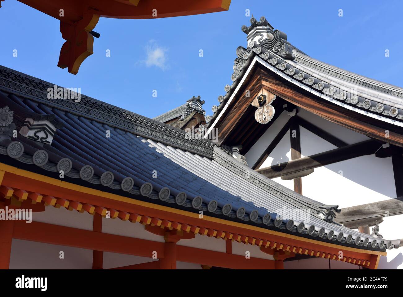 Kyoto Gyoen National Garden und der Kyoto Imperial Palace Stockfoto