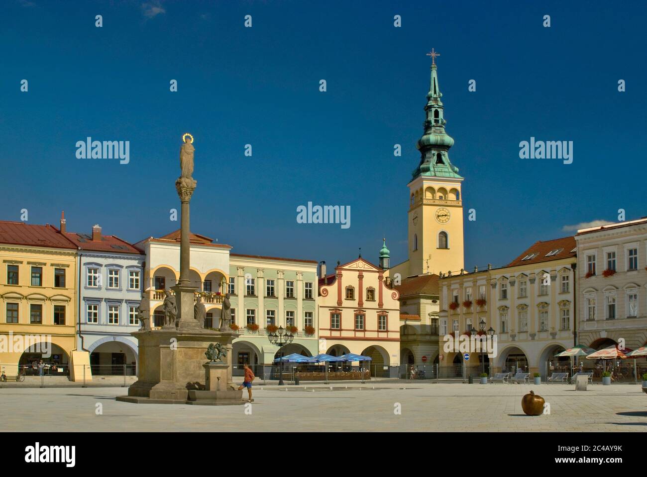 Masarykovo namesti in Nový Jičín, Moravskoslezský kraj, Tschechische Republik Stockfoto