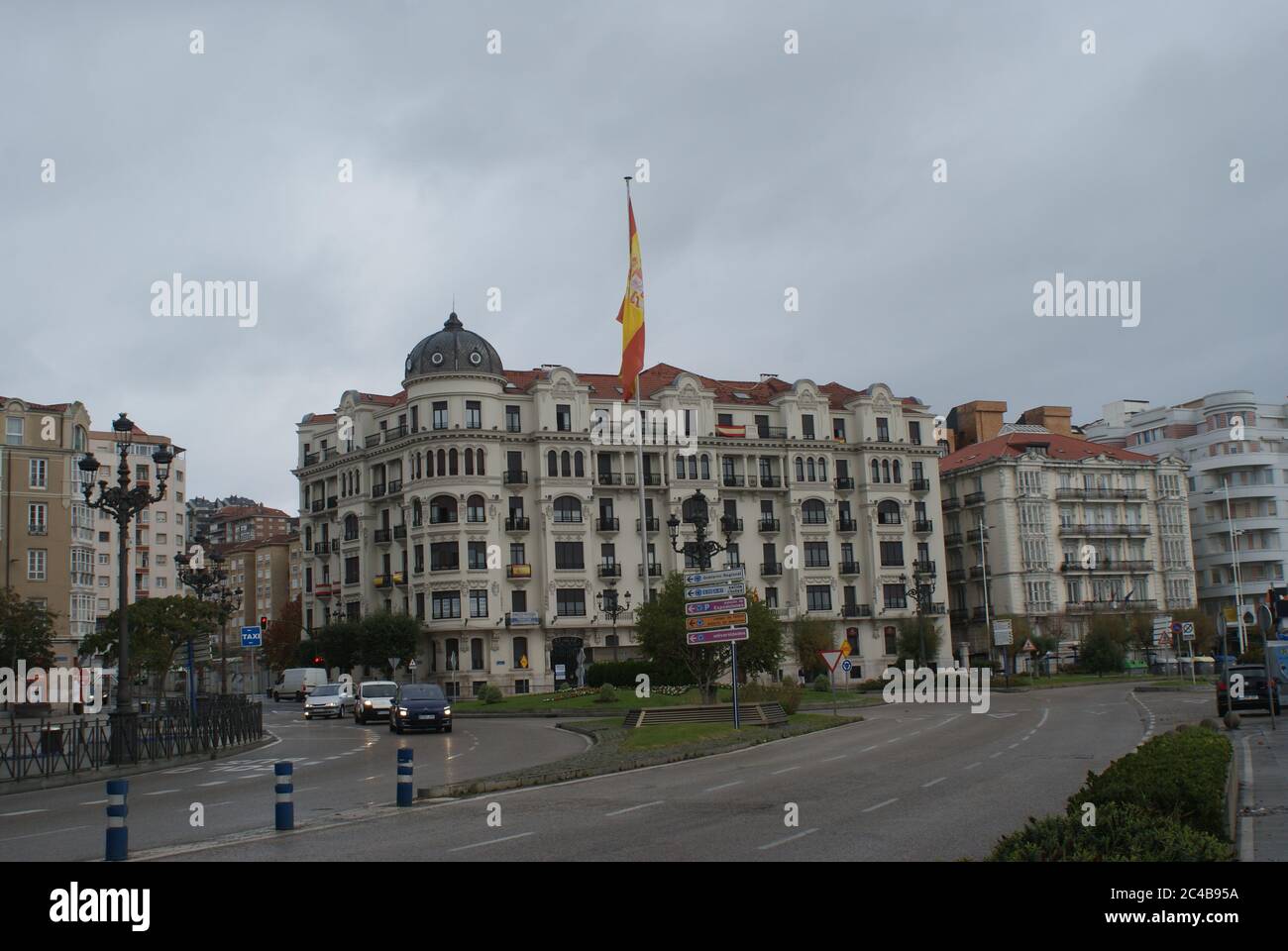 Kantabrien ist ein Teil von Spanien. Santander ist sehr schön. Sie können Bucht, Kathedrale, Magdalena Halbinsel und andere Orte zu besuchen Stockfoto