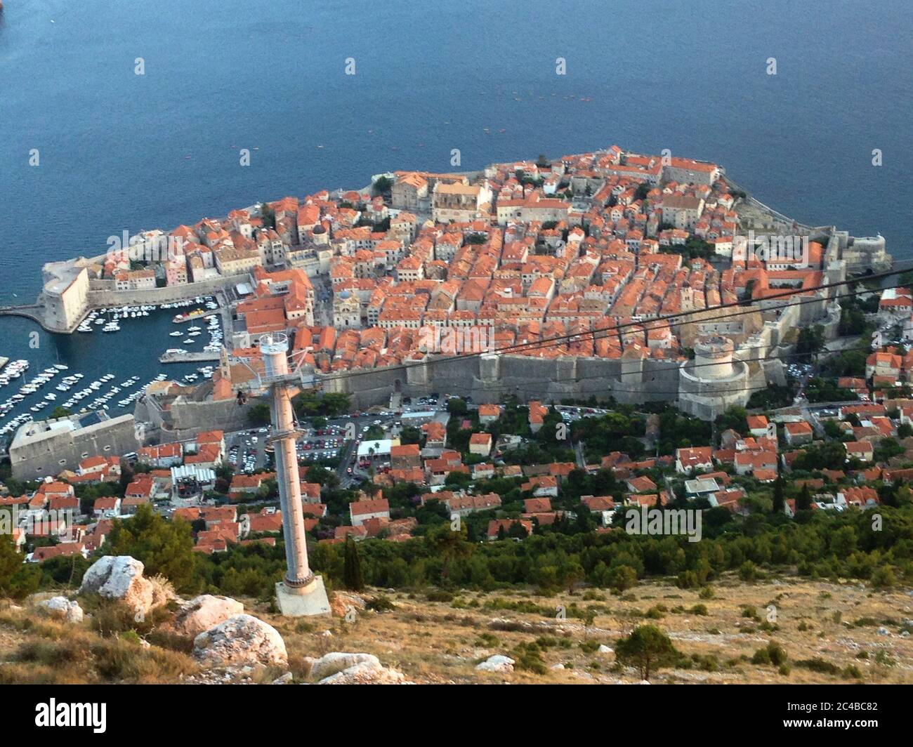 Dubrovnik Übersicht Stockfoto