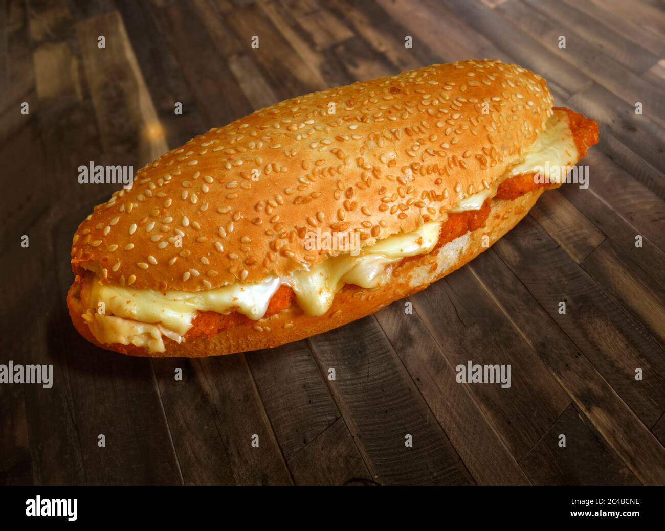 Buffalo Chicken Sandwich Stockfoto