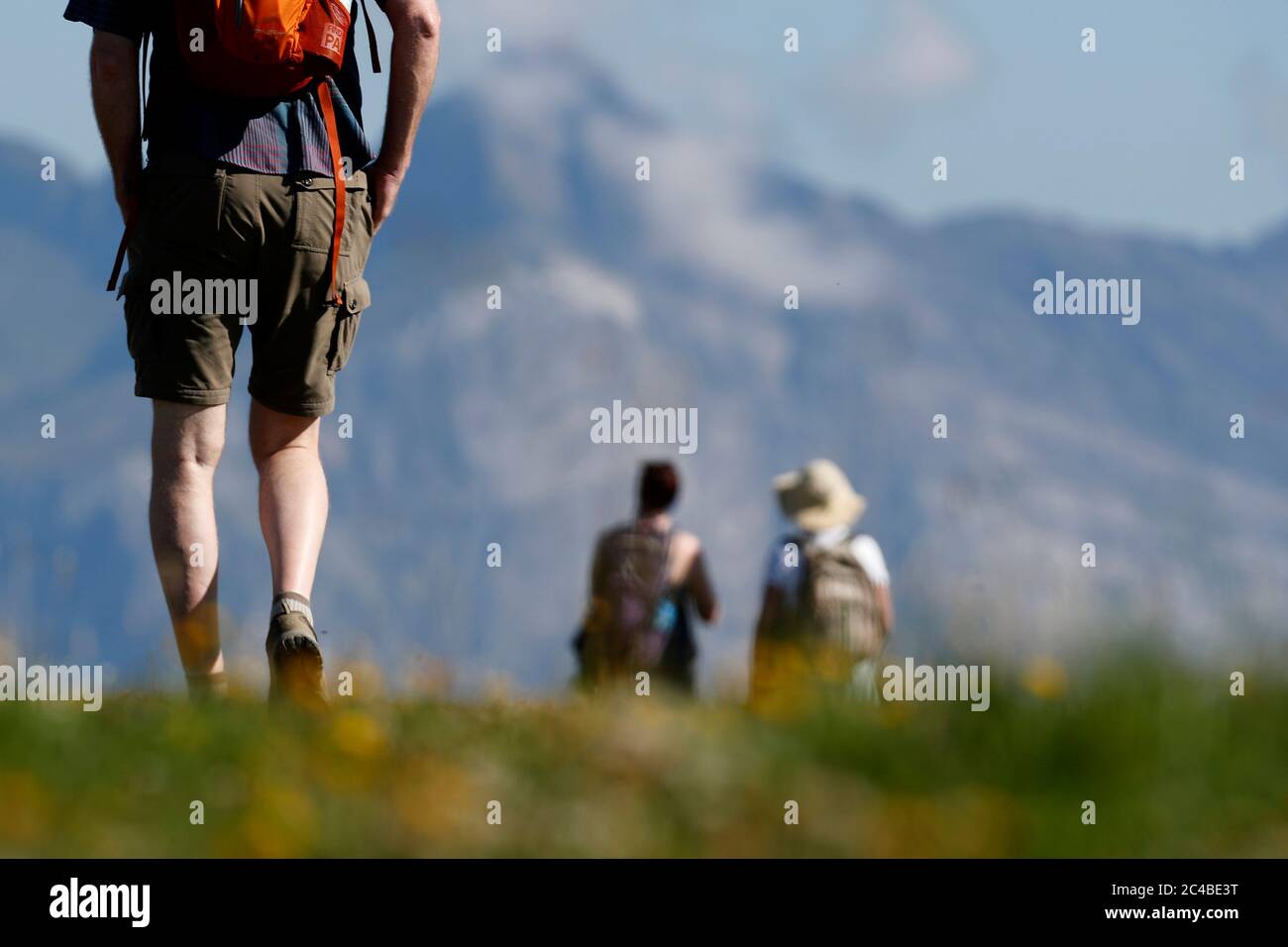 Französische Alpen Stockfoto