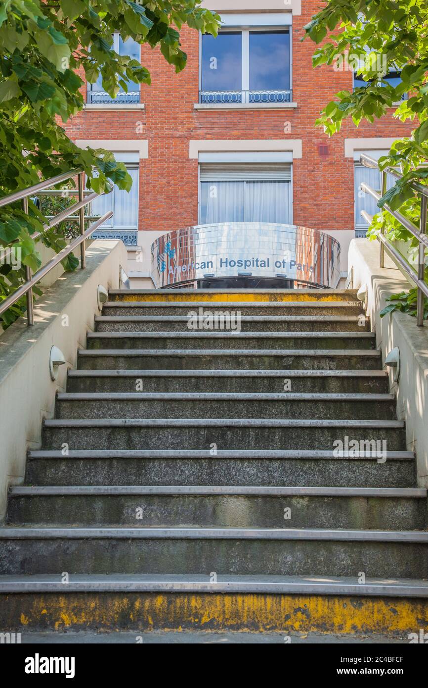 Amerikanisches Krankenhaus, Europa, Frankreich, Neuilly sur seine. Stockfoto