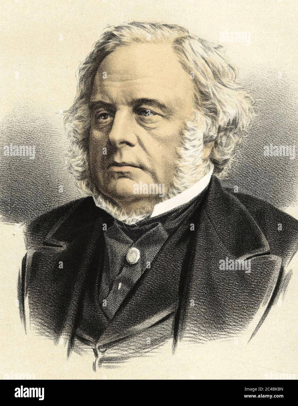 JOHN BRIGHT (1811-1889) Englisch Radikalen und Liberalen Staatsmann Stockfoto