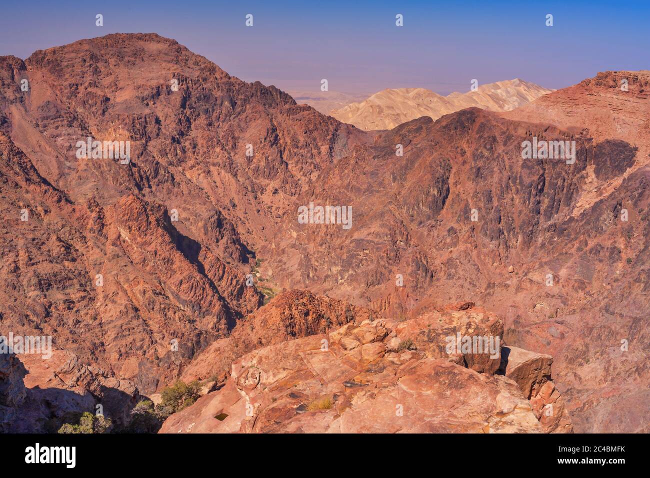 Berge, Petra, Jordanien Stockfoto