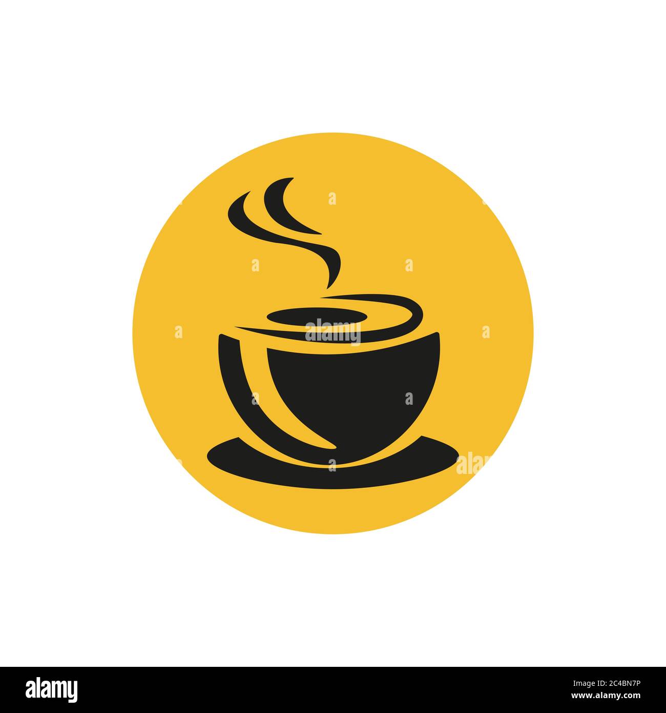 Symbolvektor für Kaffeetassen eps10 Stock Vektor