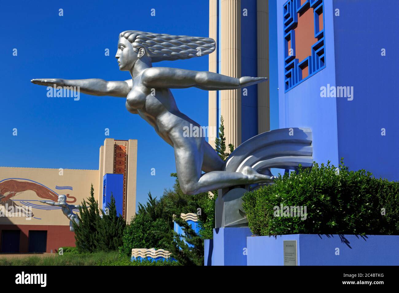 Die Altistin Statue, Fair Park, Dallas, Texas, USA Stockfoto