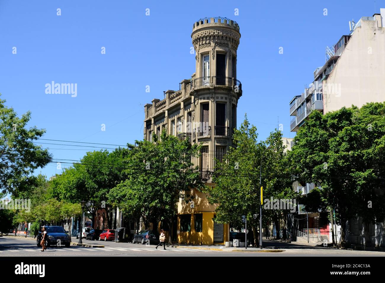 Argentinien Buenos Aires - La Boca Street Foto Stockfoto