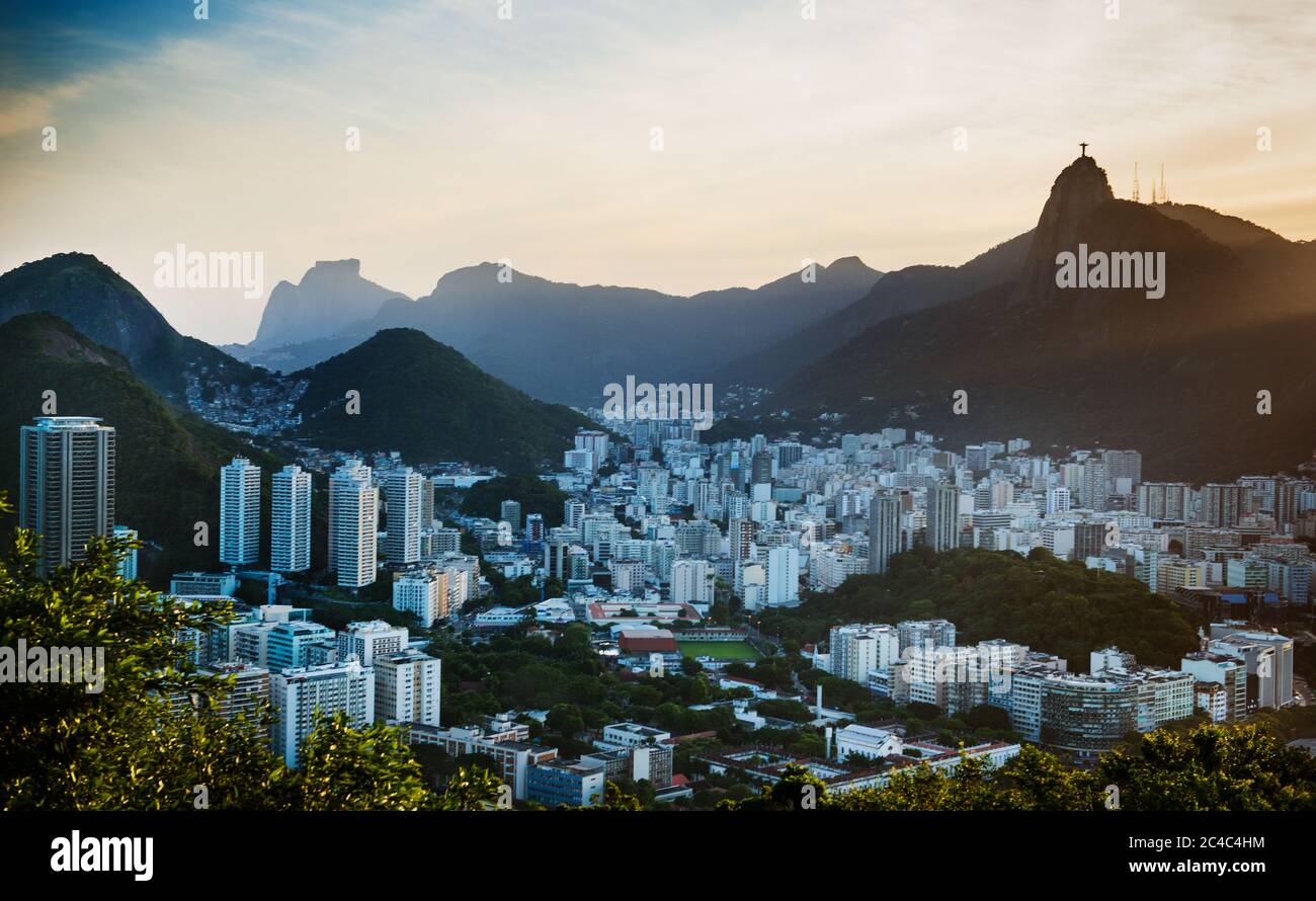 Landschaft von Rio de Janeiro, Brasilien Stockfoto