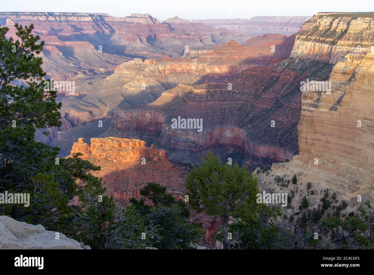 Wundervolle Landschaft des Grand Canyon im Vereinigten Staat von Amerika Stockfoto