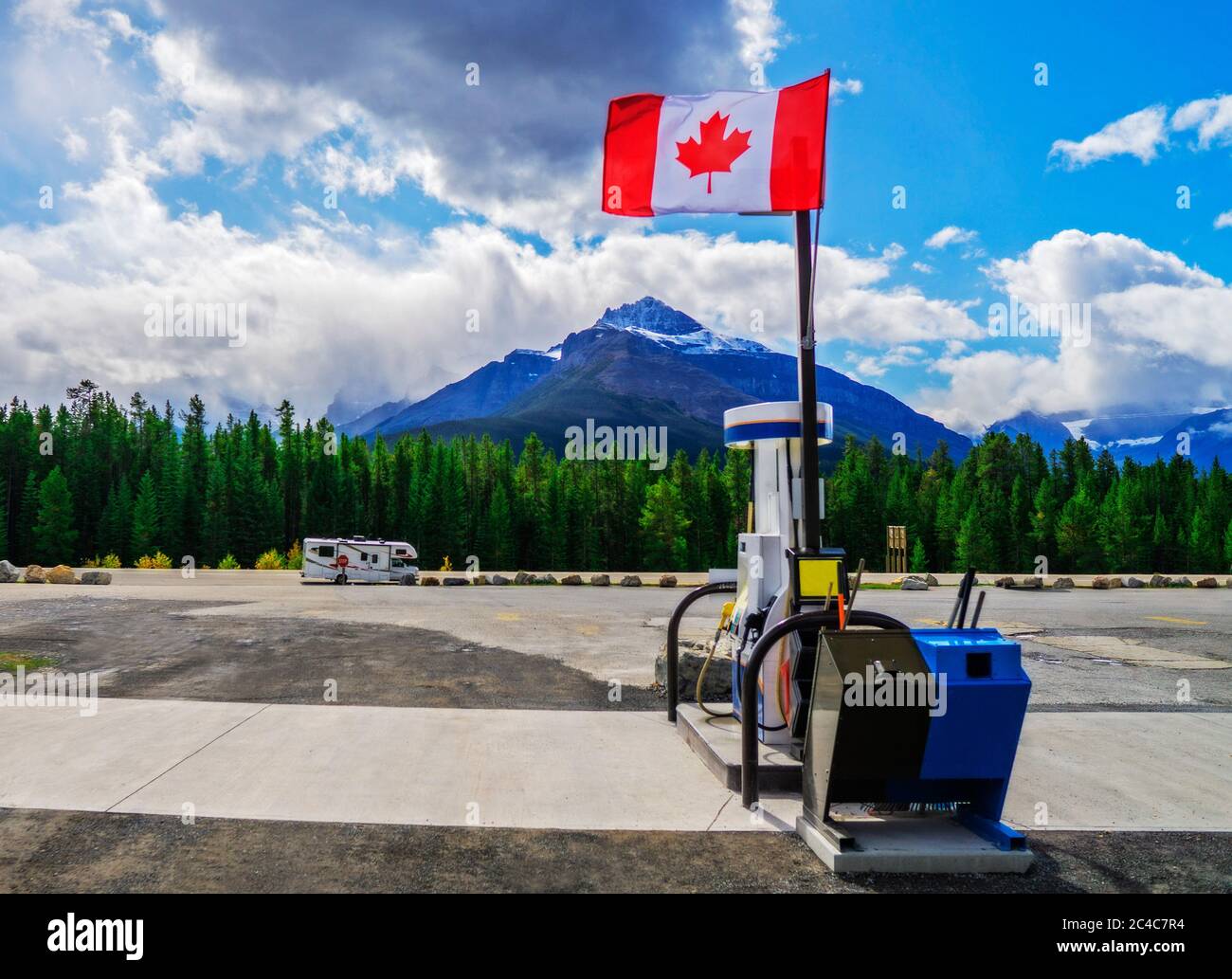 Kanadischer Sommer RV Urlaub Reise Stockfoto